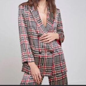 L'Agence blazer and pant suit. 100% Silk. 2 items for $300